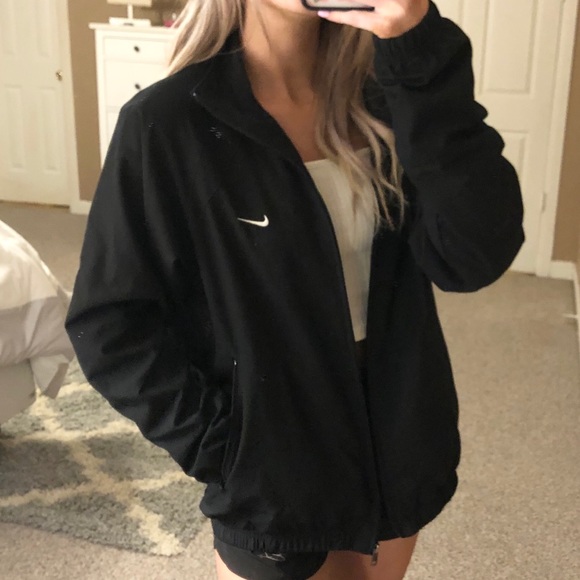 Vintage Jackets & Blazers - VINTAGE NIKE zip up jacket windbreaker size medium